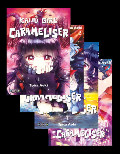 Pack Kaiju girl carameliser T01 à 04