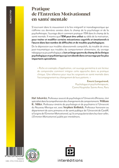 Pratique de l'entretien motivationnel en santé mentale
