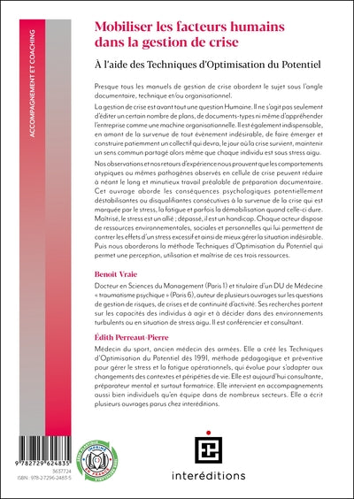 Mobiliser les facteurs humains dans la gestion de crise