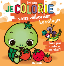 Je colorie sans déborder (2-4 ans) - Le potager