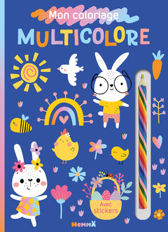 Mon coloriage multicolore (Pâques)