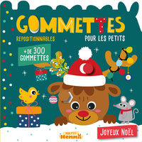 Mon P'tit Hemma - Gommettes pour les petits - Joyeux Noël - + de 300 gommettes repositionnables