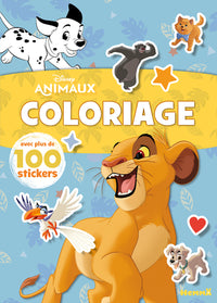 Disney Animaux - Coloriage avec plus de 100 stickers