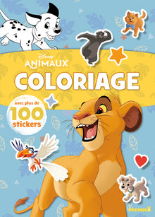 Disney Animaux - Coloriage avec plus de 100 stickers