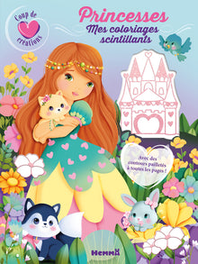 Coup de coeur créations - Princesses - Mes coloriages scintillants