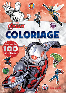 Marvel Avengers - Coloriage avec plus de 100 stickers