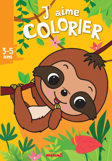 J'aime colorier - Paresseux
