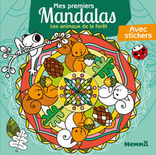 Mes premiers mandalas - Les animaux de la foret - Avec stickers