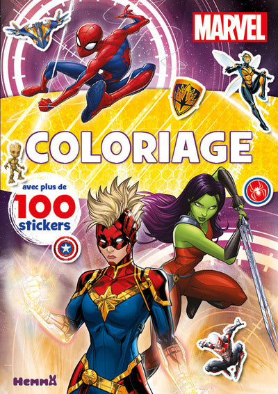 Marvel - Coloriage avec plus de 100 stickers