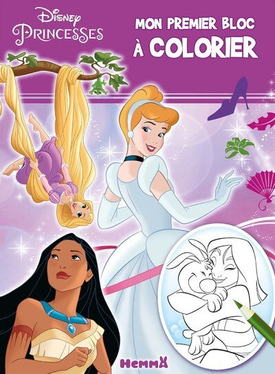 Disney Princesses - Mon premier bloc à colorier