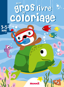 Mon gros livre de coloriage (Ourson-Tortue)