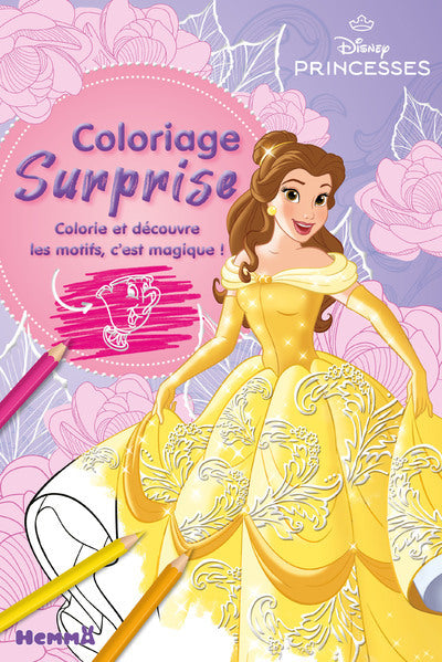 Disney Princesses - Coloriage surprise