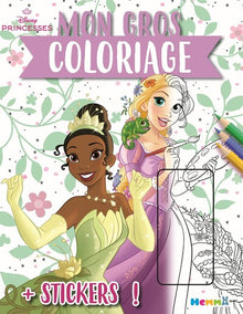 Disney Princesses - Mon gros coloriage + stickers !