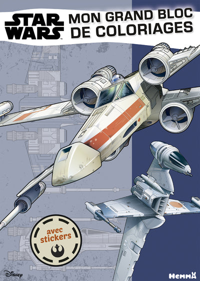 Disney Star Wars Mon grand bloc de coloriages avec stickers
