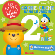 Cache-cache dans le jardin 2 ans
