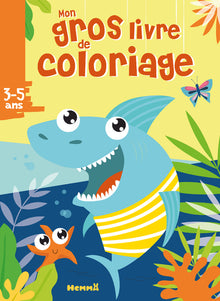 Mon gros livre de coloriage - Requin