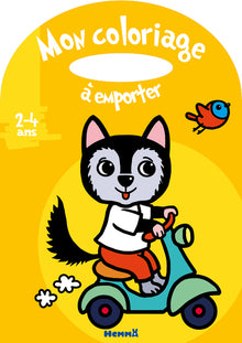 Mon coloriage à emporter - Loup