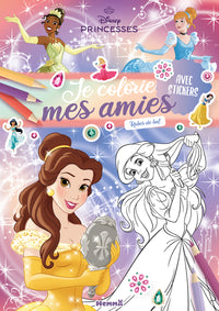 Disney Princesses - Je colorie mes amies - Robes de bal - Avec stickers