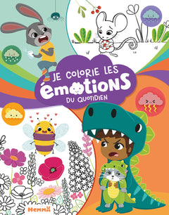 Je colorie les émotions du quotidien - Avec stickers