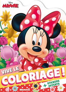 Disney Minnie - Vive le coloriage ! (Minnie fleurie)
