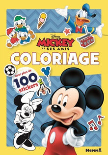 Disney Mickey et ses amis - Coloriage avec plus de 100 stickers