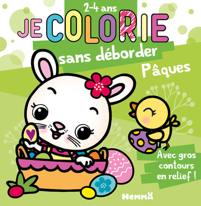 Je colorie sans déborder - Pâques