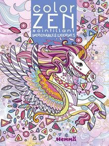 Color Zen scintillant - Incroyables licornes