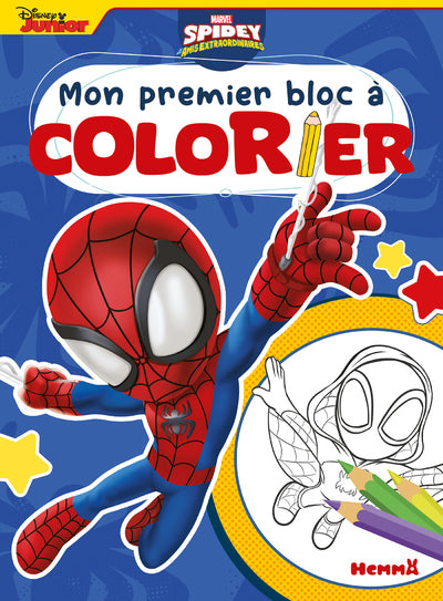 Marvel Spidey et ses amis extraordinaires – Mon premier bloc à colorier