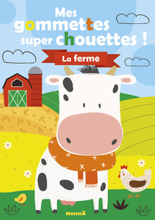 Mes colos et gommettes super chouettes ! La ferme (Vache)