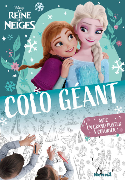 Disney La Reine des Neiges - Colo géant (Noël) - Avec un grand poster à colorier