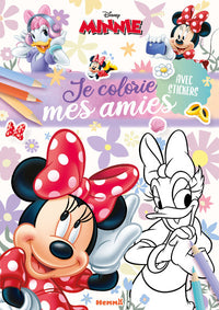 Disney Minnie - Je colorie mes amies - Avec stickers