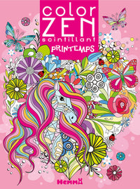 Color Zen scintillant - Le printemps - Livre de coloriage détente - coloriage zen - coloriage paillettes - 6 ans