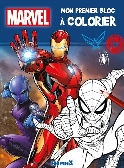 Marvel - Mon premier bloc à colorier
