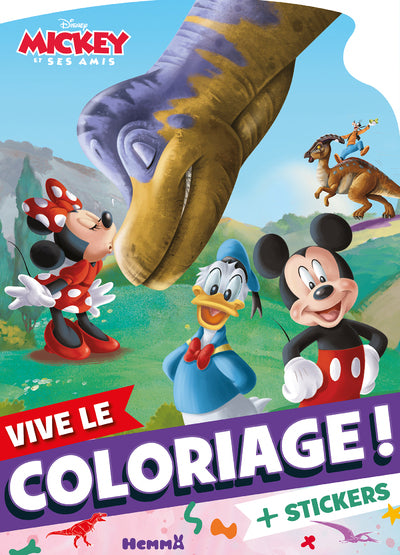 Vive le coloriage ! (Mickey dinosaures)