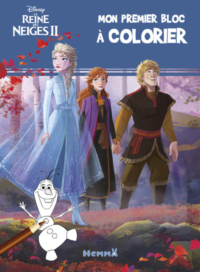 La Reine des Neiges 2 - Mon premier bloc à colorier