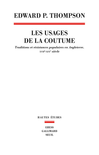 Les Usages de la coutume