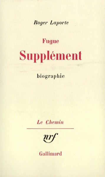 Fugue. Supplément