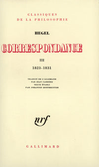 Correspondance