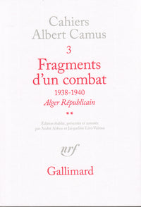 Fragments d'un combat 1938-1940