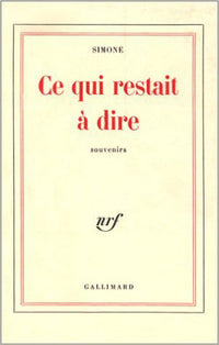Ce qui restait à dire