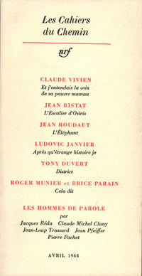 Les Cahiers du Chemin