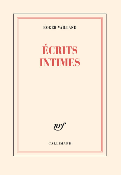 Écrits intimes