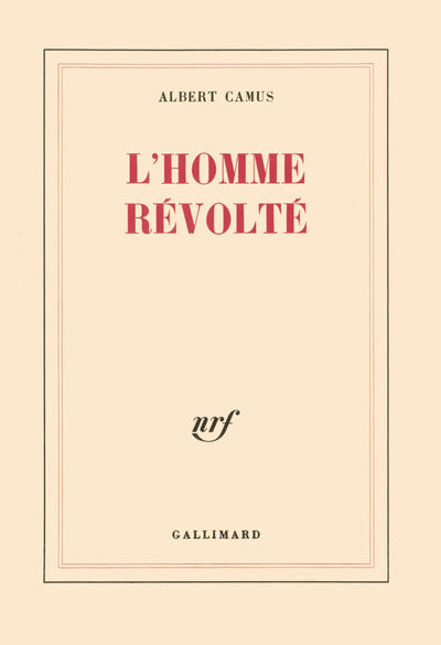 L'homme révolté