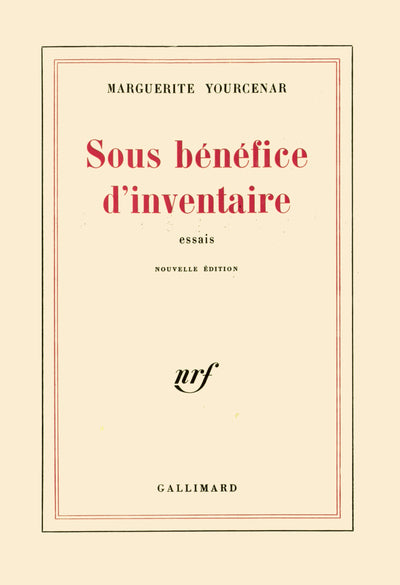 Sous bénéfice d'inventaire