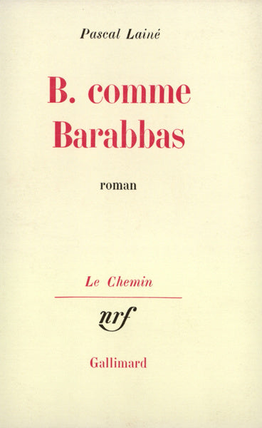 b. comme barabbas
