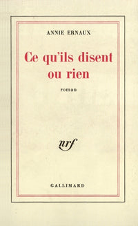 Ce qu'ils disent ou rien