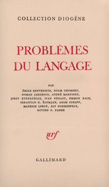 Problèmes du langage