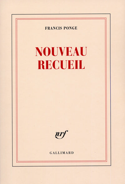 Nouveau recueil