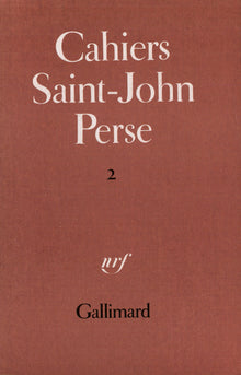 Cahiers Saint-John Perse