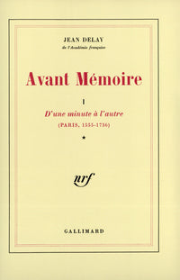 Avant Mémoire